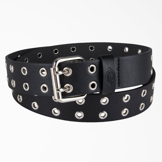 Women's Leather Double Grommet Belt - Dickies Classic