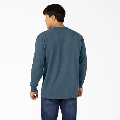 Heavyweight Heathered Long Sleeve Pocket T-Shirt - Dickies Featured