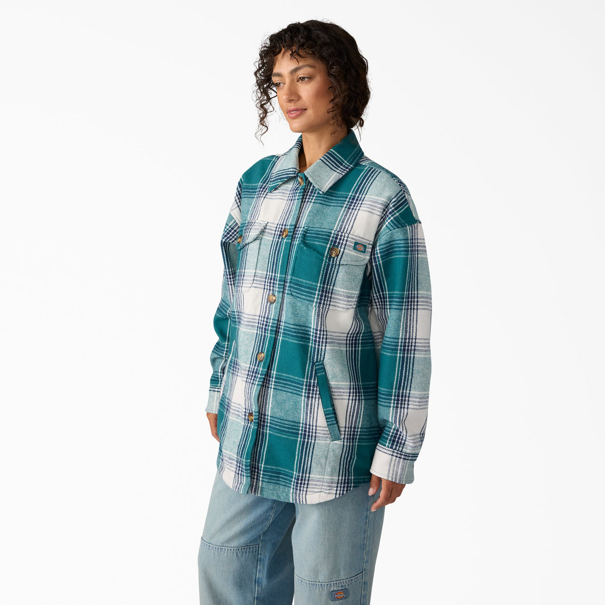 Women's Flannel Shacket - Dickies Hot Sale