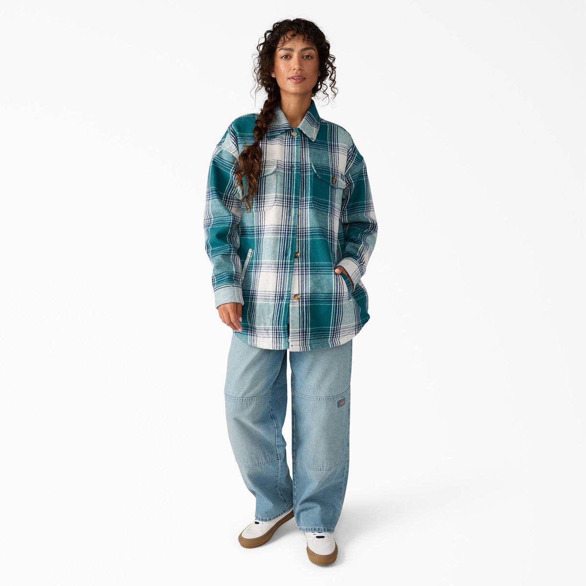 Women's Flannel Shacket - Dickies Hot Sale