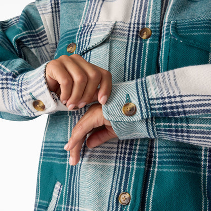 Women's Flannel Shacket - Dickies Hot Sale
