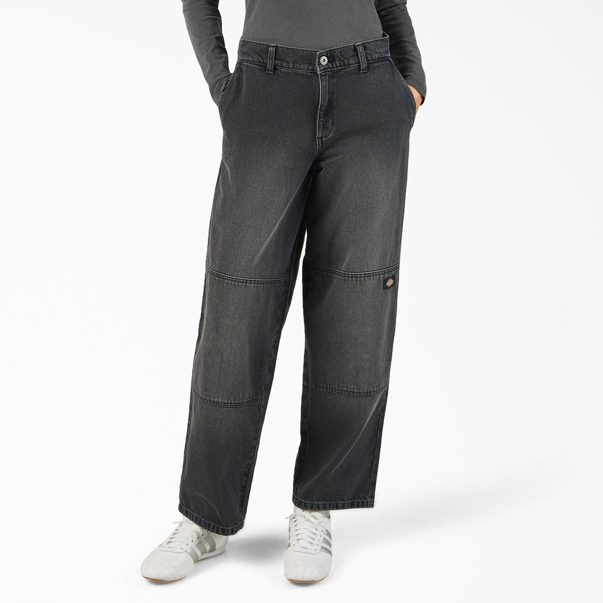 Women's Loose Fit Double Knee Jeans - Dickies Hot Sale