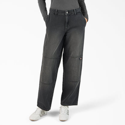 Women's Loose Fit Double Knee Jeans - Dickies Hot Sale