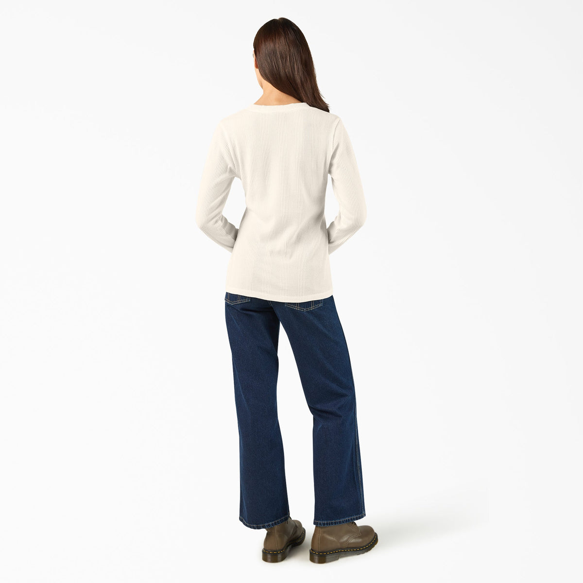 Women's Crewneck Henley Shirt - Dickies Exclusive