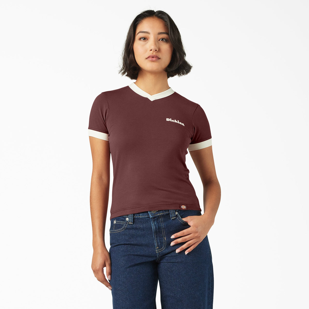 Women's Slayden Ringer Tee - Dickies Featured