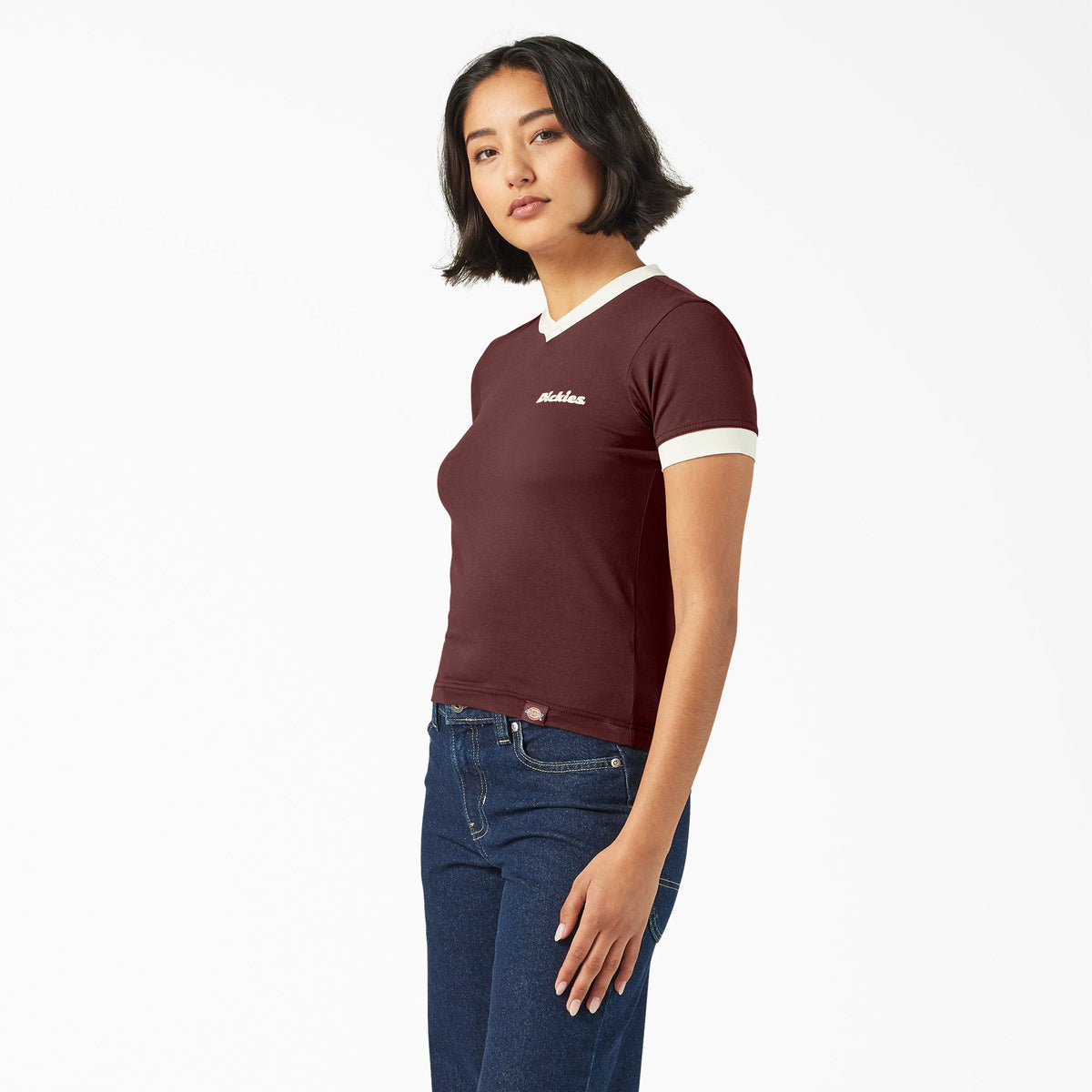 Women's Slayden Ringer Tee - Dickies Featured