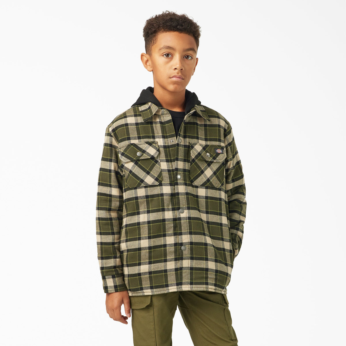 Boys' Flannel Shirt Jacket - Dickies Best Seller
