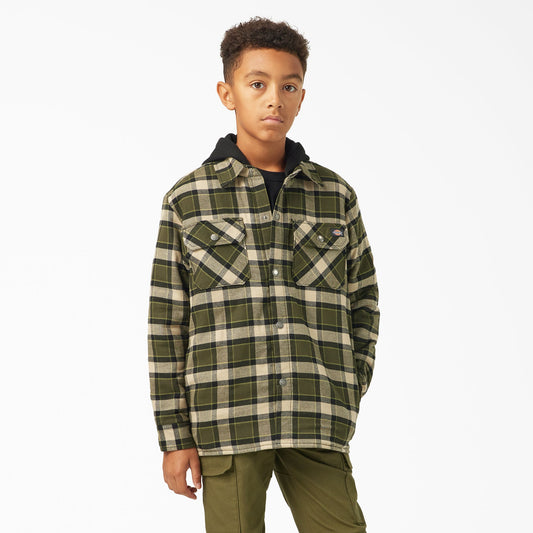 Boys' Flannel Shirt Jacket - Dickies Best Seller