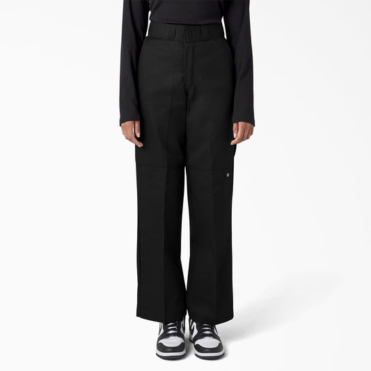 Women's Loose Fit Double Knee Work Pants - Dickies Featured