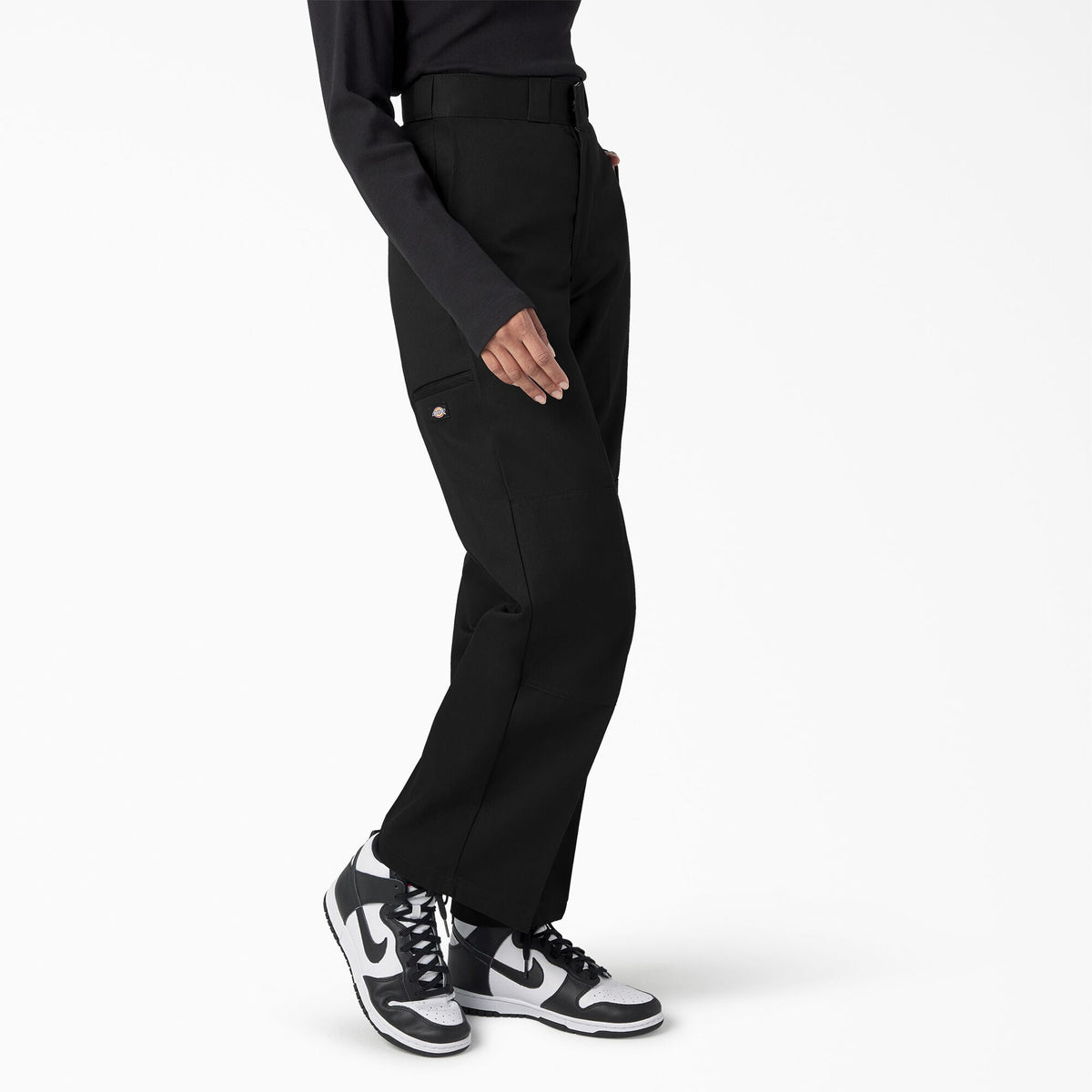 Women's Loose Fit Double Knee Work Pants - Dickies Featured