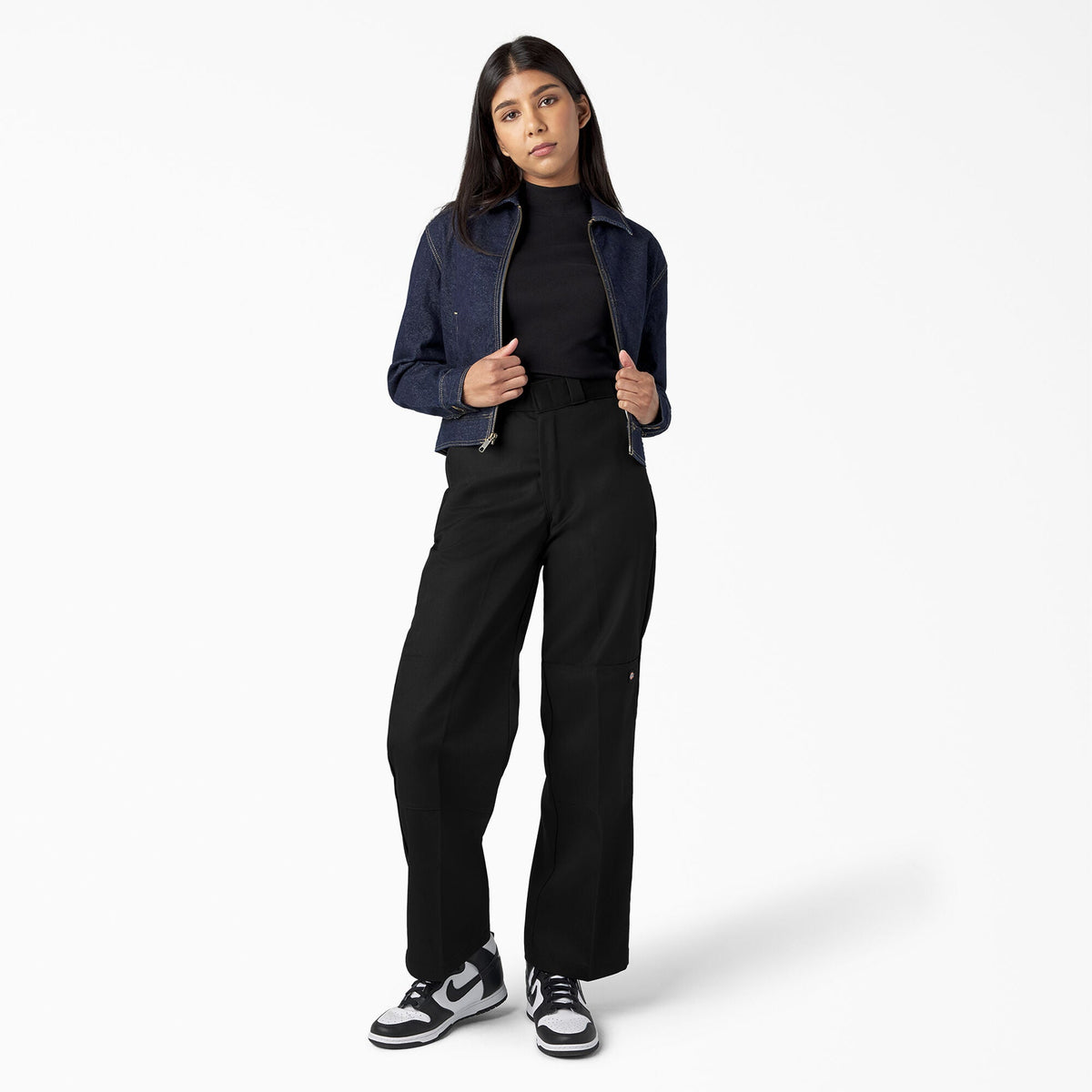 Women's Loose Fit Double Knee Work Pants - Dickies Featured