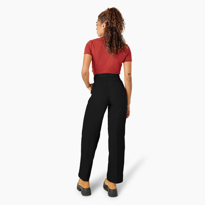 Women's Loose Fit Double Knee Work Pants - Dickies Featured