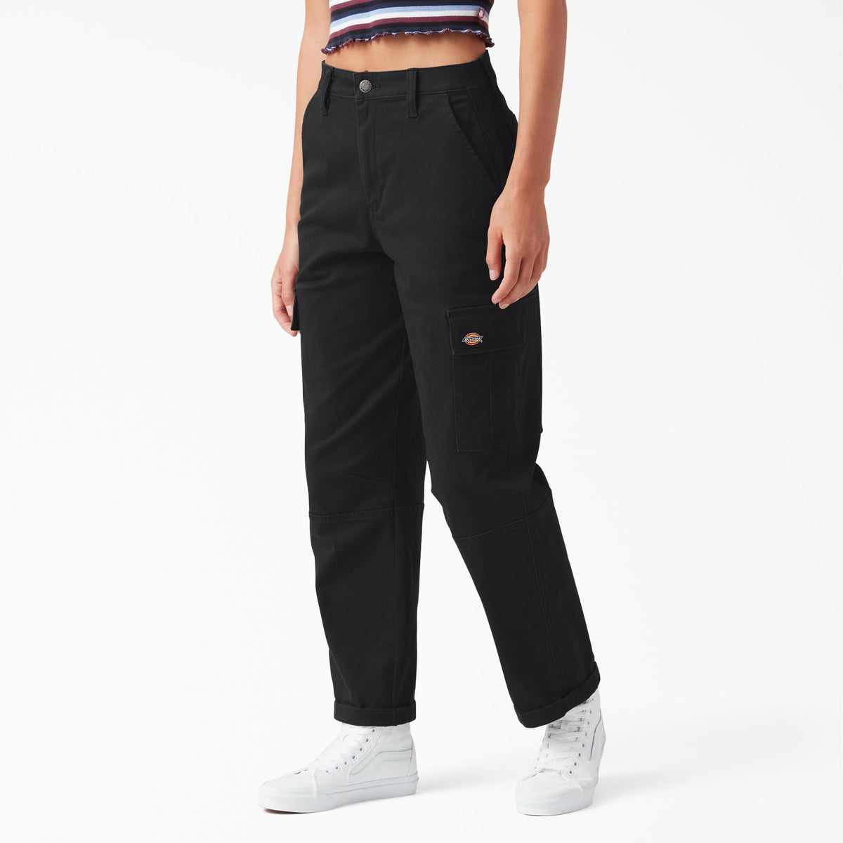 Women's Relaxed Fit Cropped Cargo Pants - Dickies Popular
