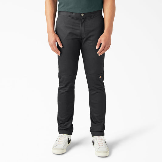 FLEX Skinny Fit Double Knee Work Pants - Dickies Latest