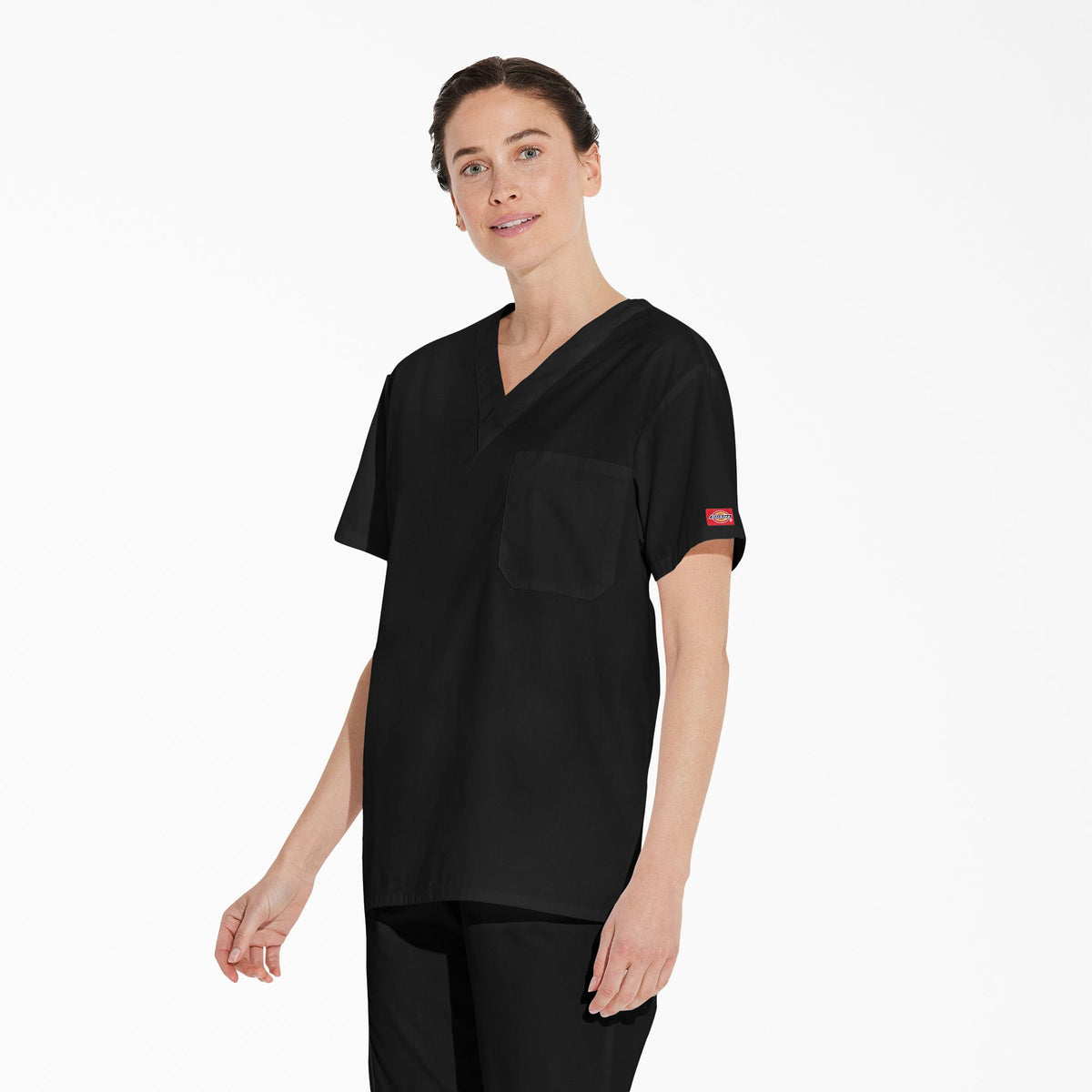 Unisex EDS Signature V-Neck Scrub Top - Dickies Premium