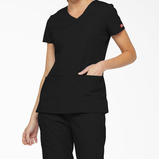 Women's EDS Signature V-Neck Scrub Top - Dickies Recommended