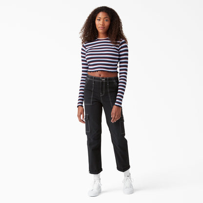 Women's Skinny Fit Cuffed Cargo Pants - Dickies Discount