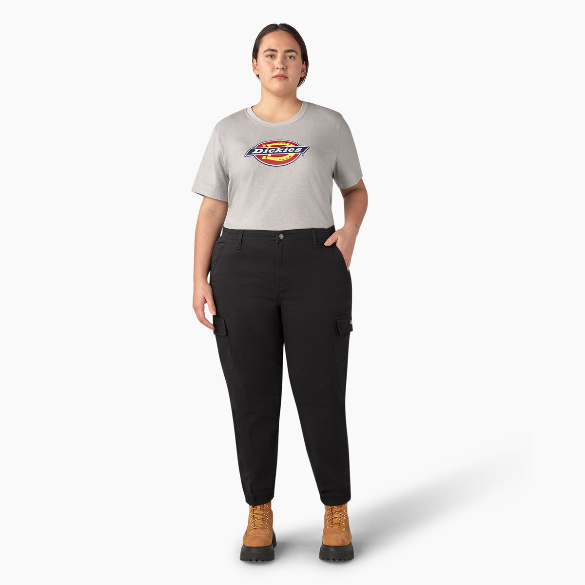 Women's Plus High Rise Fit Cargo Pants - Dickies Exclusive