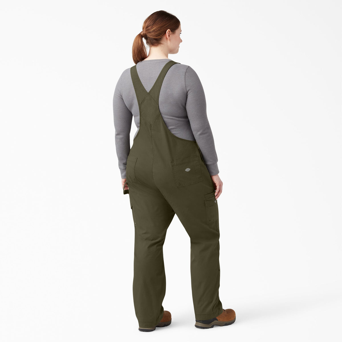 Women's Plus Cooling Ripstop Bib Overalls - Dickies Discount