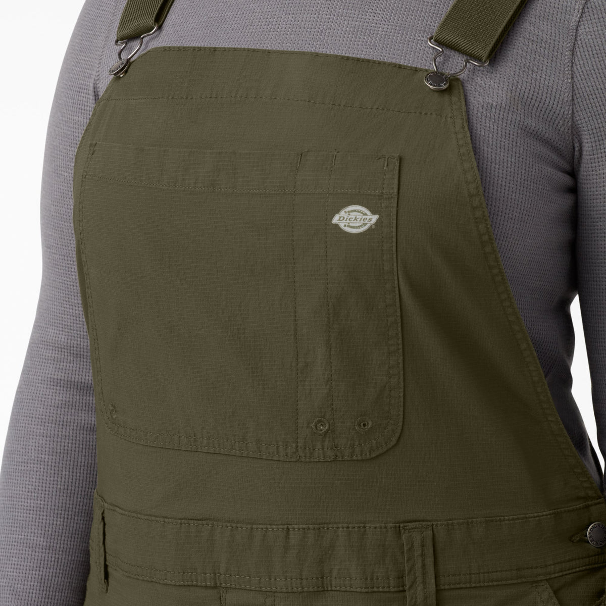 Women's Plus Cooling Ripstop Bib Overalls - Dickies Discount