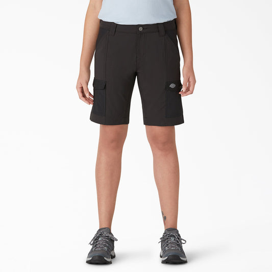 Women's Cooling Slim Fit Cargo Shorts, 10" - Dickies Premium