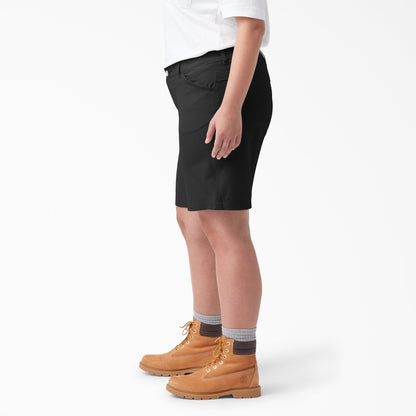 Women's Plus Cooling Relaxed Fit Shorts, 9" - Dickies Essential