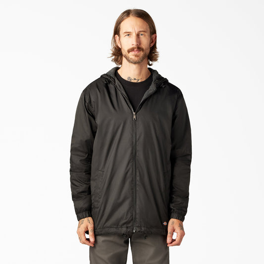 Fleece Lined Nylon Hooded Jacket - Dickies Signature