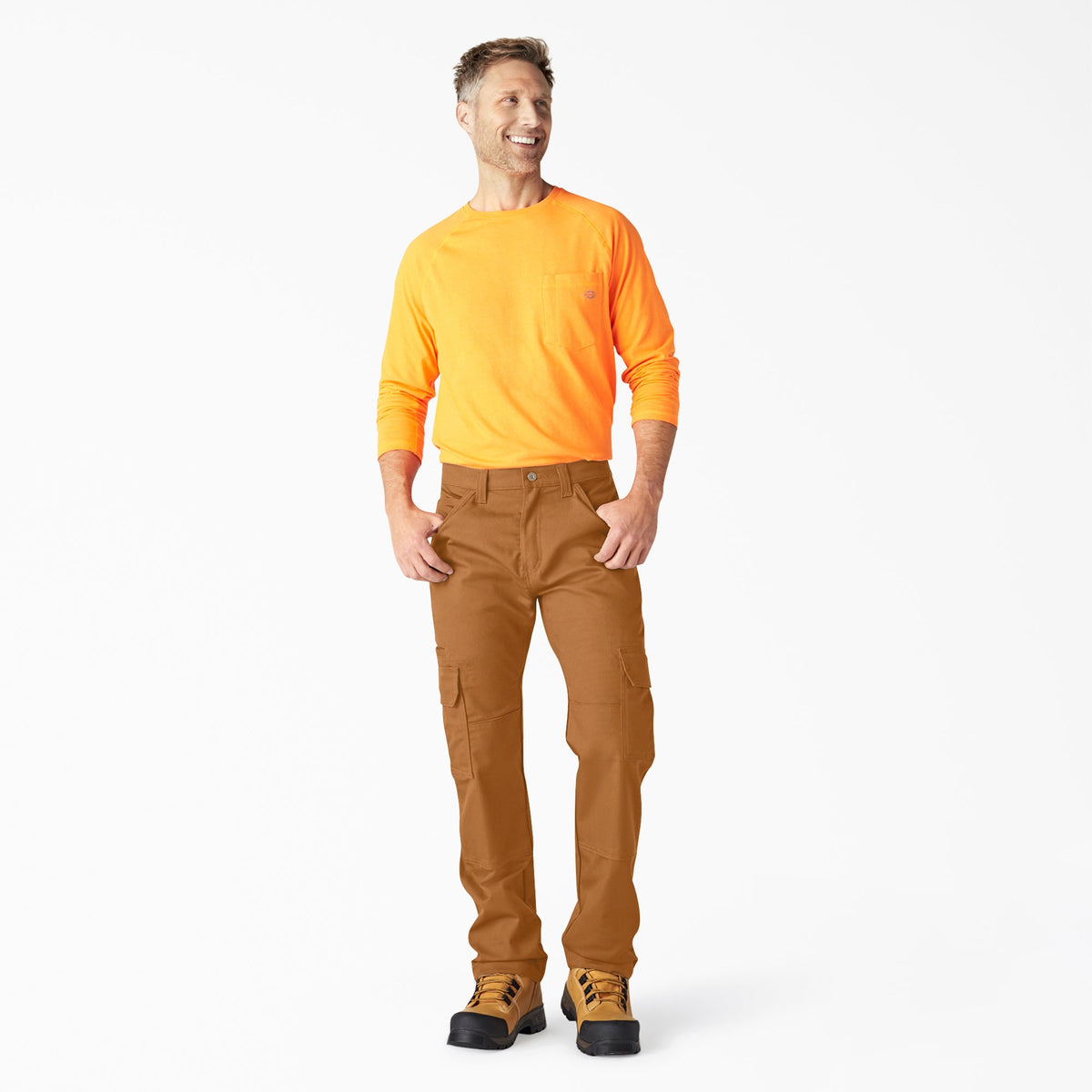 FLEX DuraTech Relaxed Fit Duck Cargo Pants - Dickies Recommended