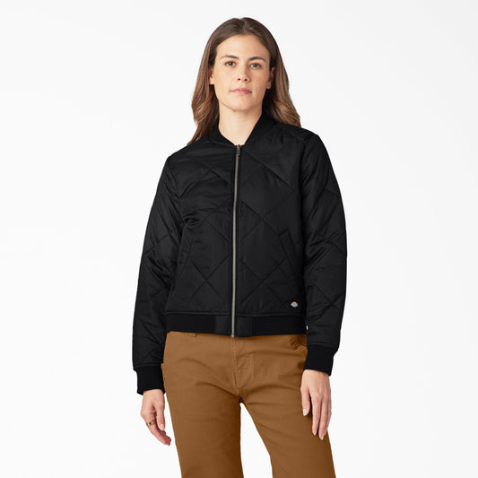 Women's Quilted Bomber Jacket - Dickies Sale