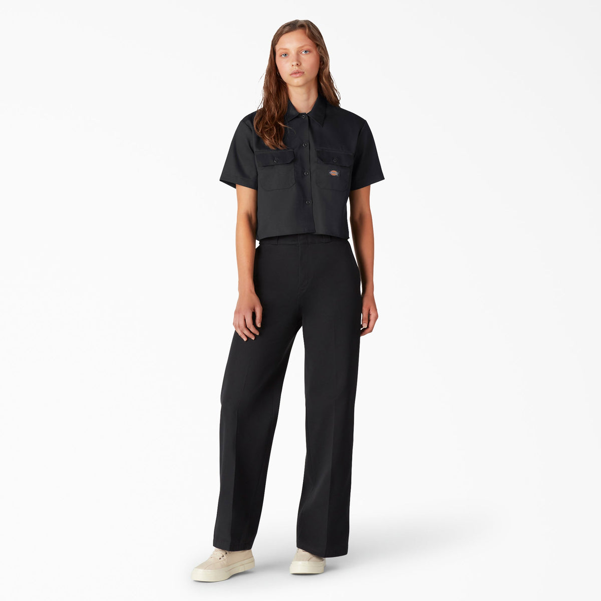 Women's Cropped Work Shirt - Dickies Latest