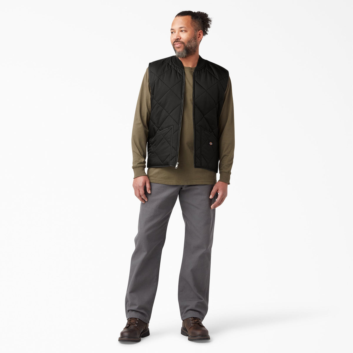 Diamond Quilted Vest - Dickies Discount