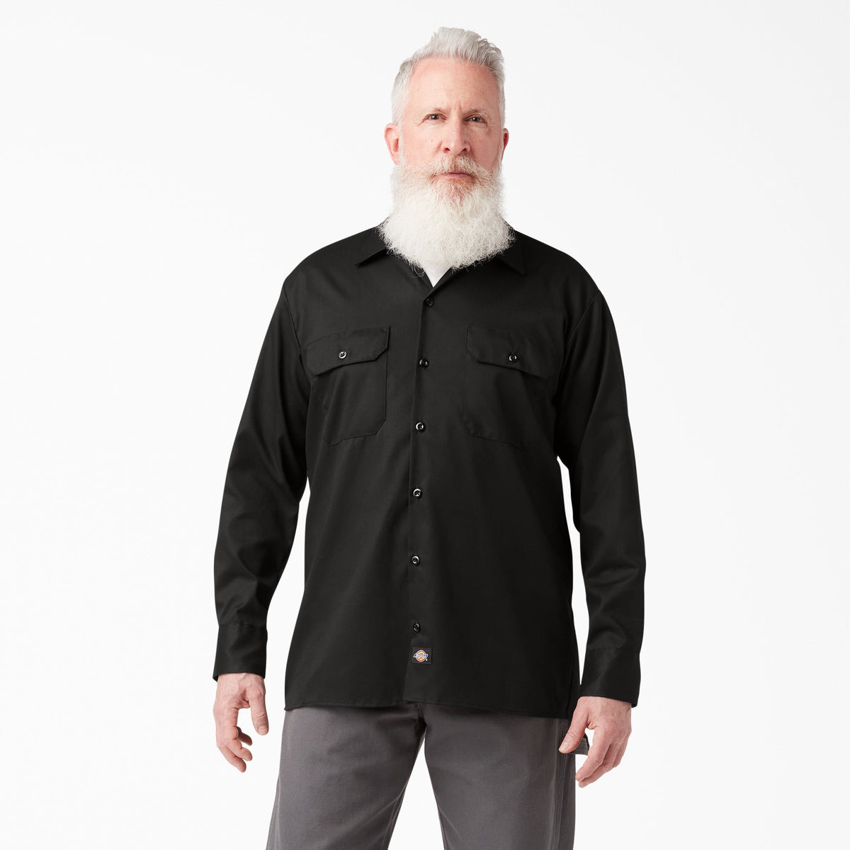 FLEX Relaxed Fit Long Sleeve Work Shirt - Dickies Customer Favorite