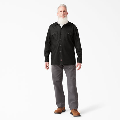 FLEX Relaxed Fit Long Sleeve Work Shirt - Dickies Customer Favorite