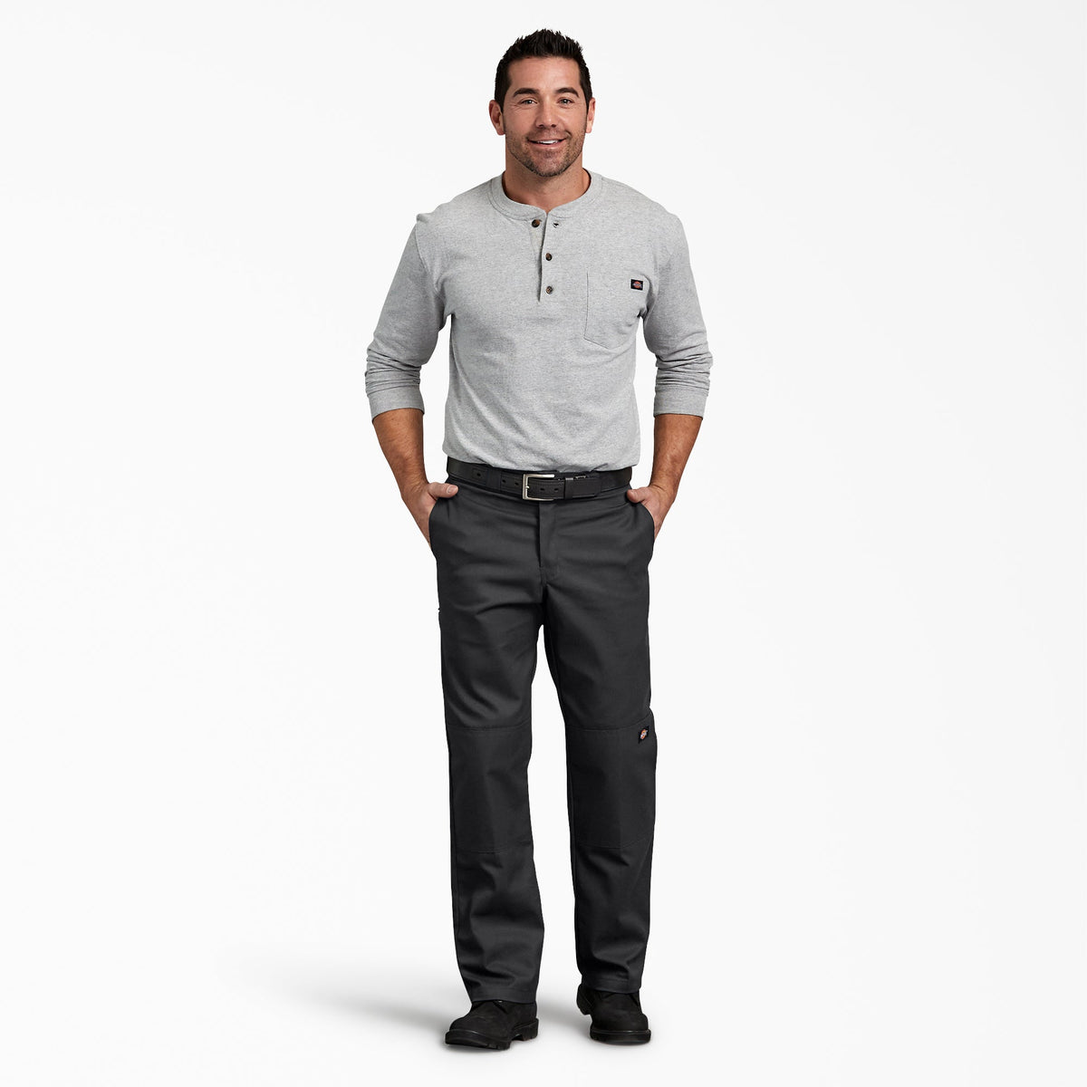 FLEX Regular Fit Double Knee Work Pants - Dickies Best Price