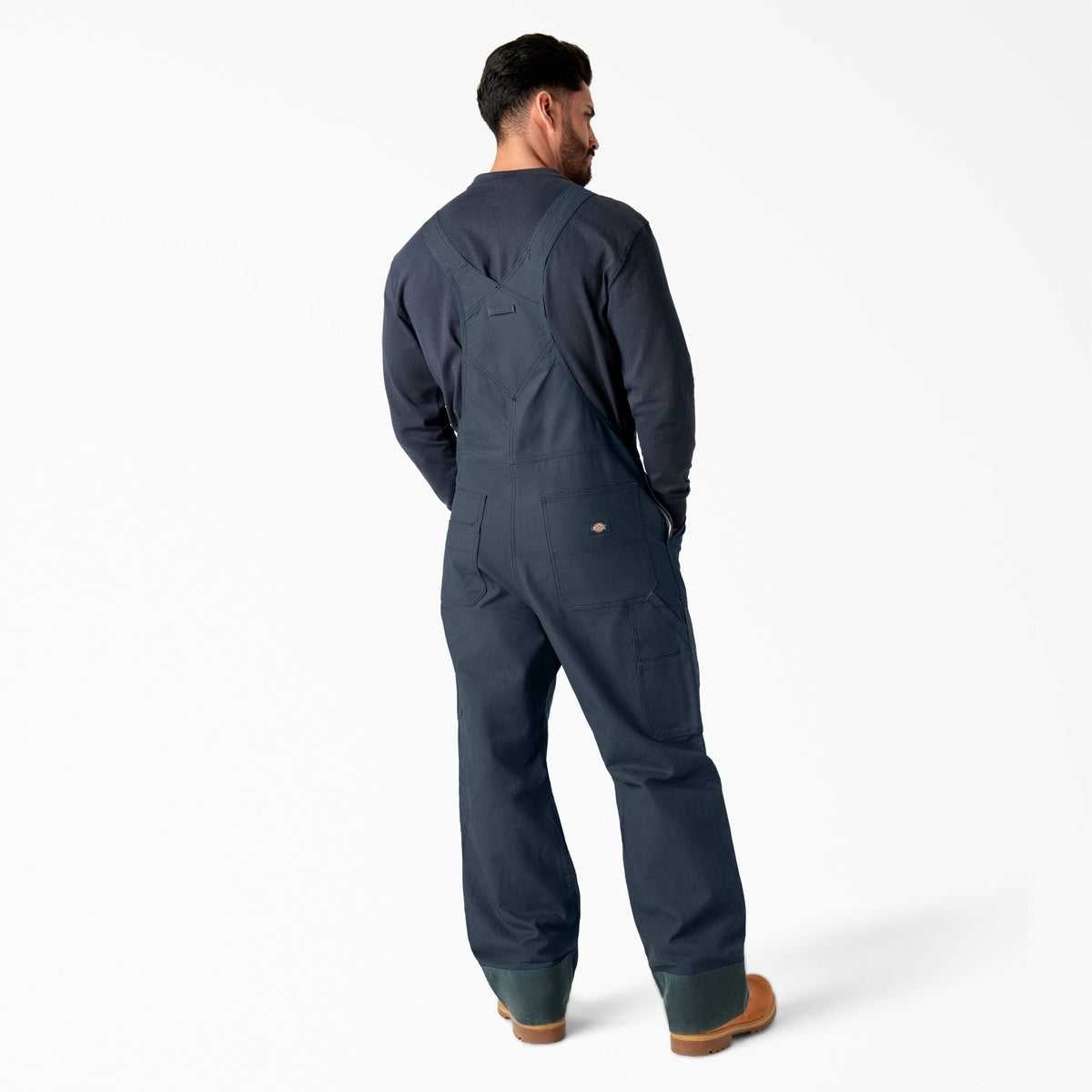 Waxed Canvas Double Front Bib Overalls - Dickies Special Offer