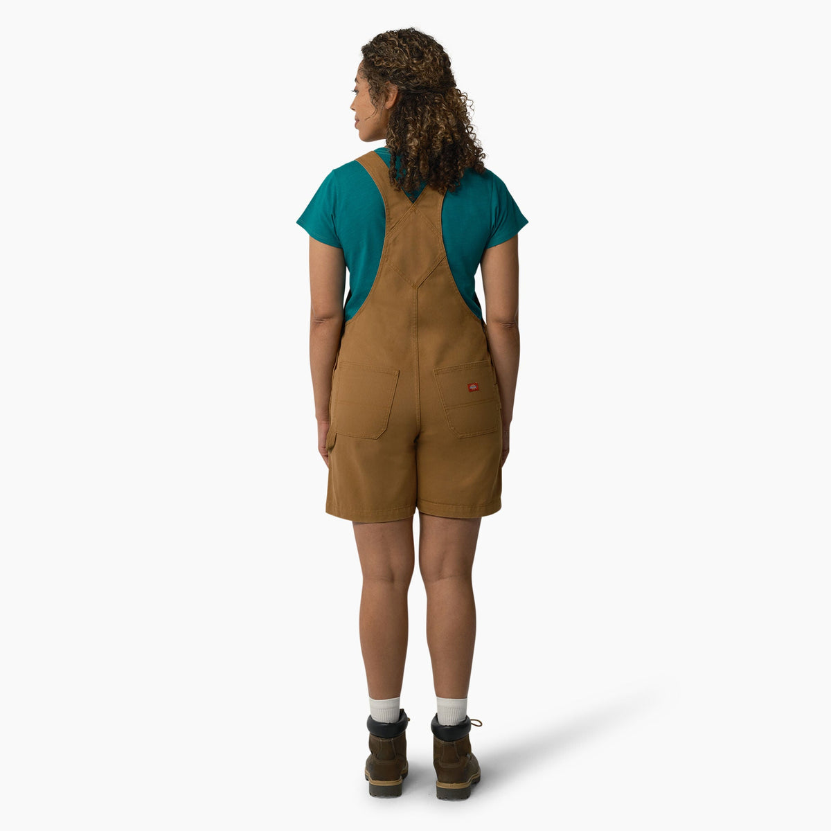 Women's Relaxed Fit Bib Shortalls, 7" - Dickies Popular