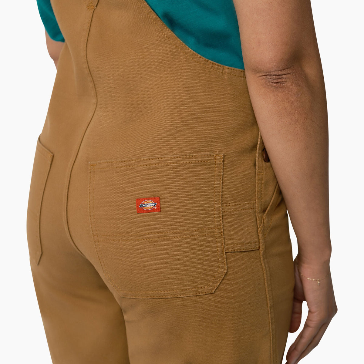 Women's Relaxed Fit Bib Shortalls, 7" - Dickies Popular