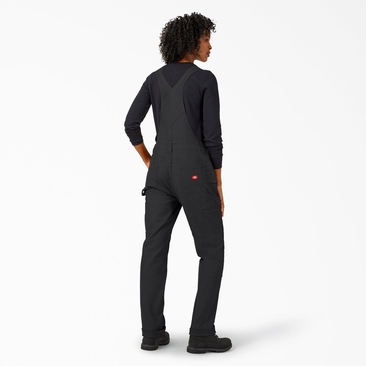 Women's Straight Fit Duck Double Front Bib Overalls - Dickies Smart Buy