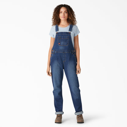 Women's Denim Boyfriend Fit Bib Overalls - Dickies Value