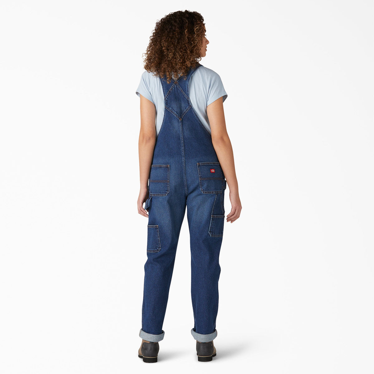 Women's Denim Boyfriend Fit Bib Overalls - Dickies Value