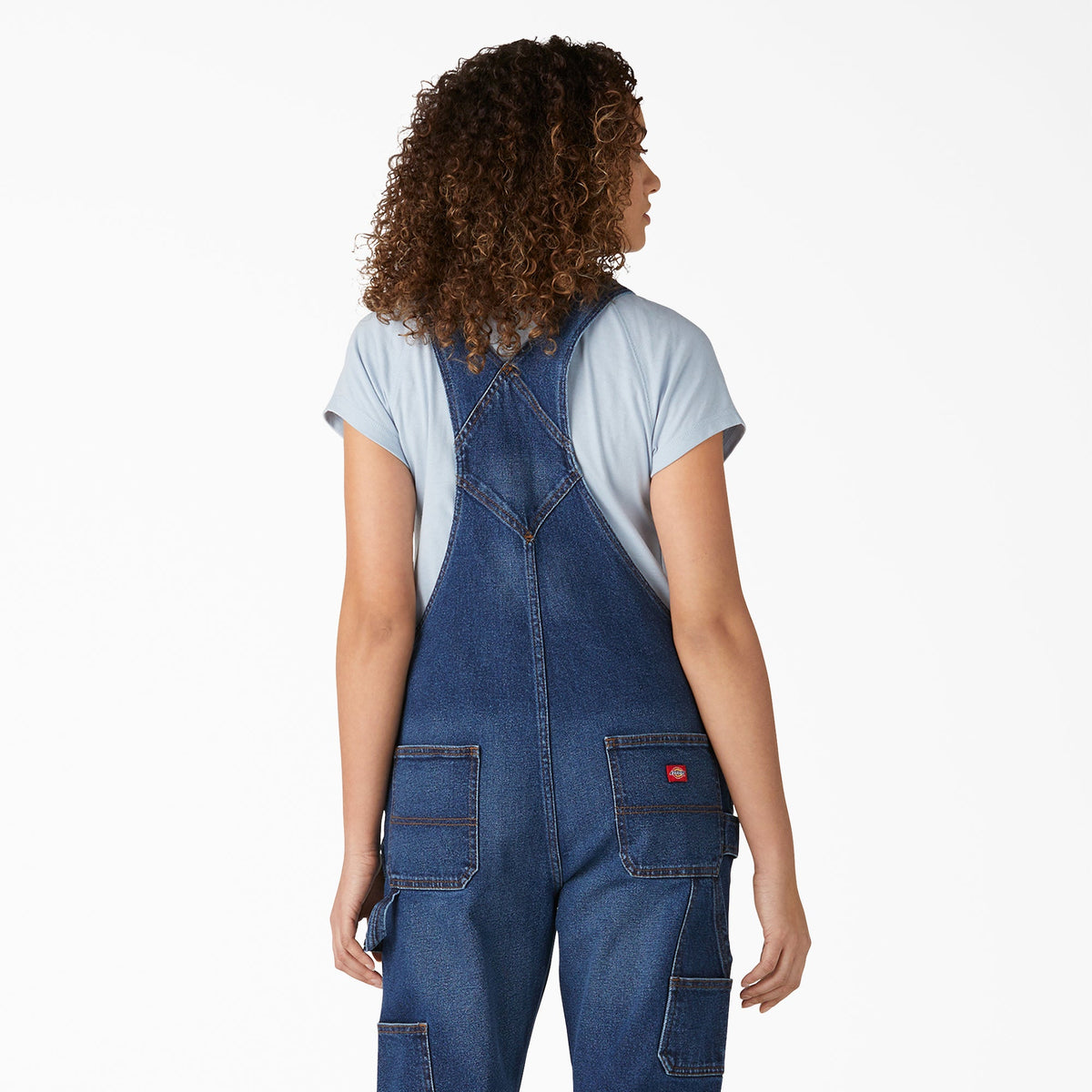Women's Denim Boyfriend Fit Bib Overalls - Dickies Value