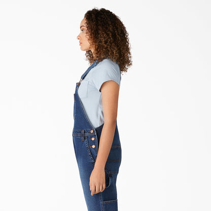 Women's Denim Boyfriend Fit Bib Overalls - Dickies Value