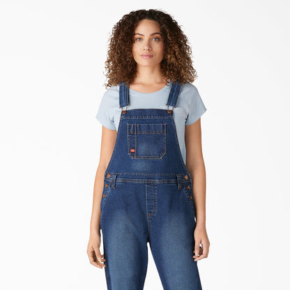 Women's Denim Boyfriend Fit Bib Overalls - Dickies Value