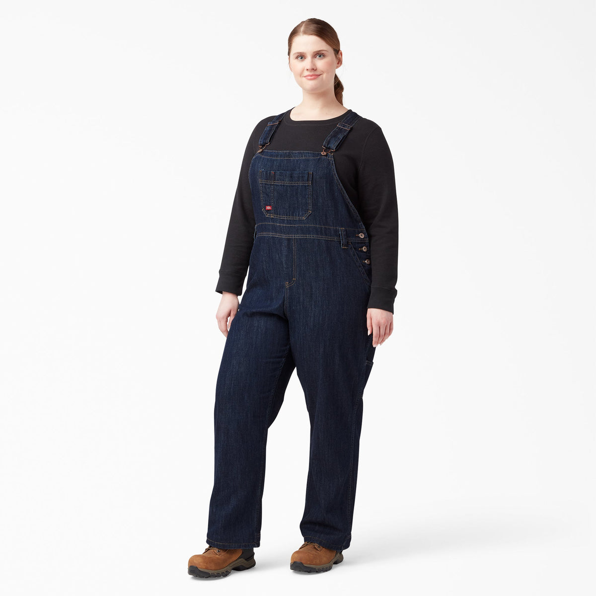 Women's Plus Relaxed Fit Bib Overalls - Dickies Great Value
