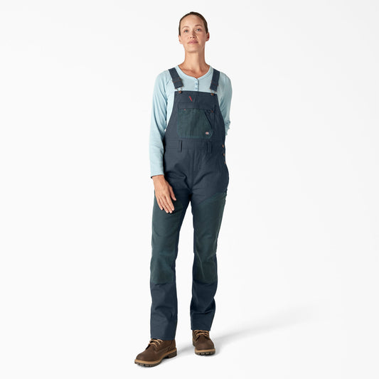 Women's Relaxed Fit Waxed Canvas Bib Overalls - Dickies Essential