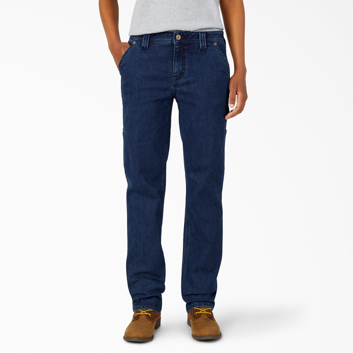 Women's FLEX Relaxed Fit Carpenter Jeans - Dickies Sale