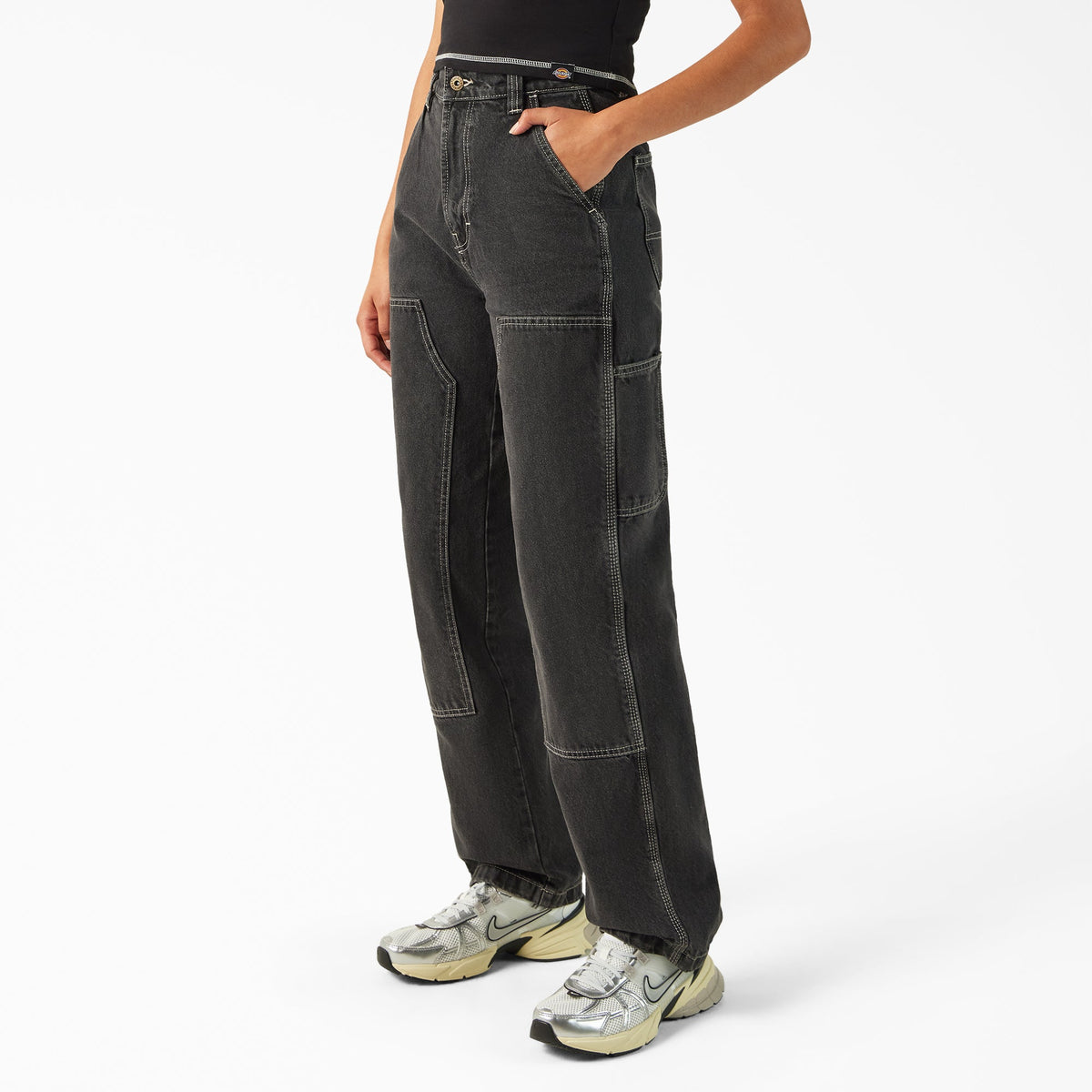 Women's Madison Loose Fit Double Knee Jeans - Dickies Best Price
