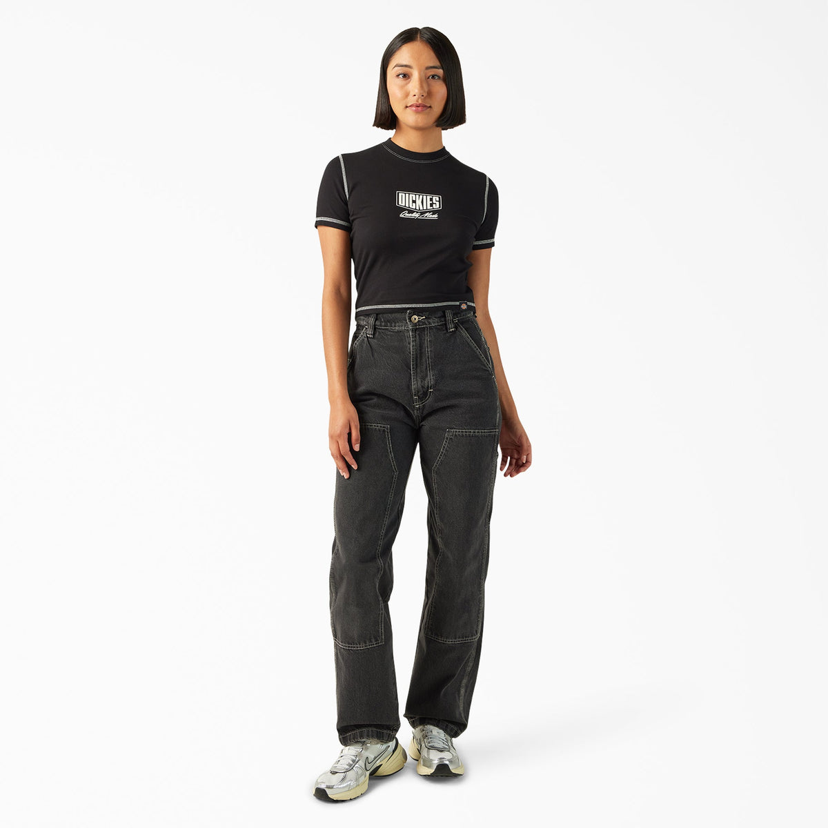 Women's Madison Loose Fit Double Knee Jeans - Dickies Best Price