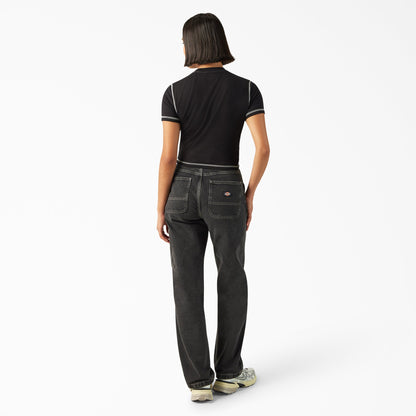Women's Madison Loose Fit Double Knee Jeans - Dickies Best Price
