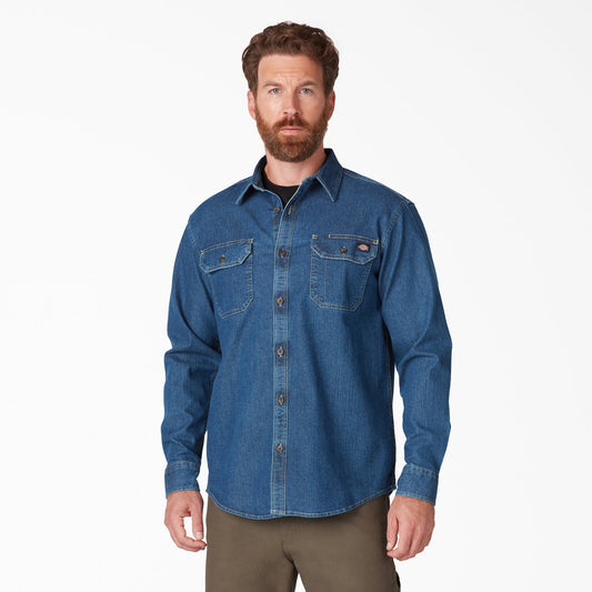 FLEX Denim Long Sleeve Shirt - Dickies Best Price